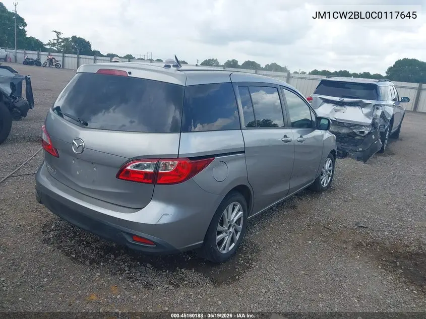 2012 Mazda Mazda5 Sport VIN: JM1CW2BL0C0117645 Lot: 45160188