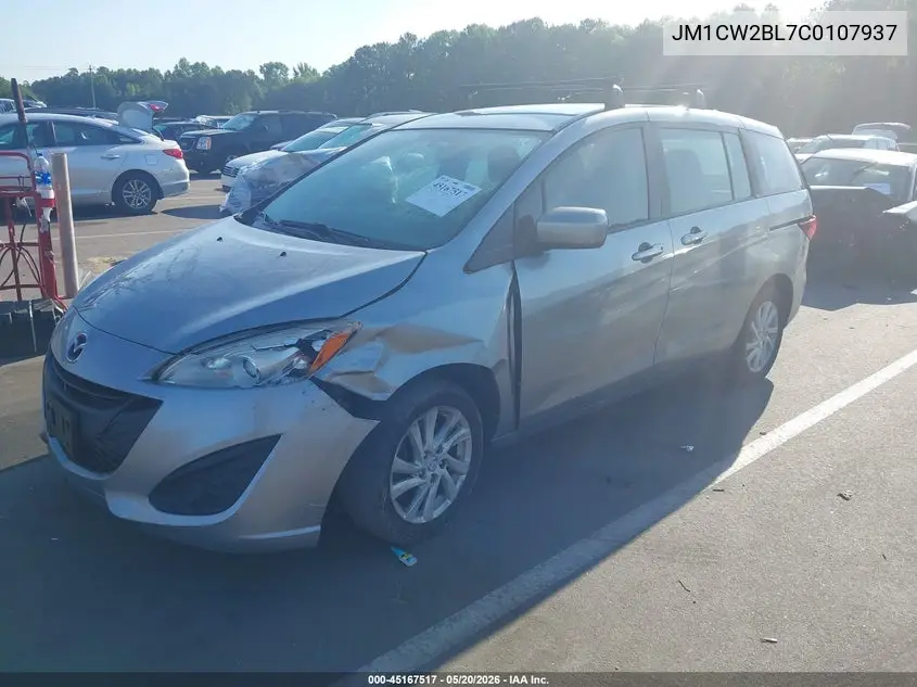 2012 Mazda Mazda5 Sport VIN: JM1CW2BL7C0107937 Lot: 45167517