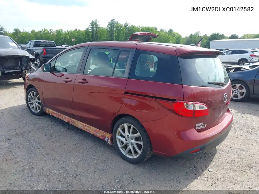 2012 Mazda Mazda5 Grand Touring VIN: JM1CW2DLXC0142582 Lot: 45214098