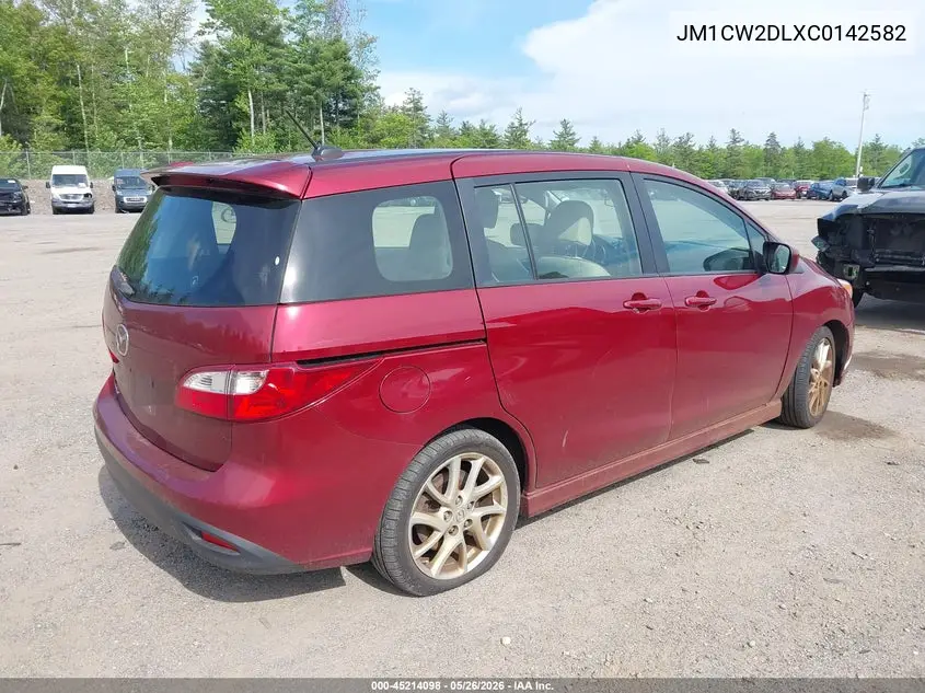 2012 Mazda Mazda5 Grand Touring VIN: JM1CW2DLXC0142582 Lot: 45214098
