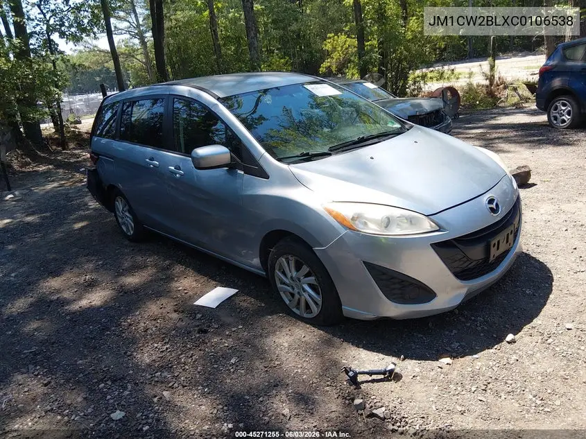 2012 Mazda Mazda5 Sport VIN: JM1CW2BLXC0106538 Lot: 45271255