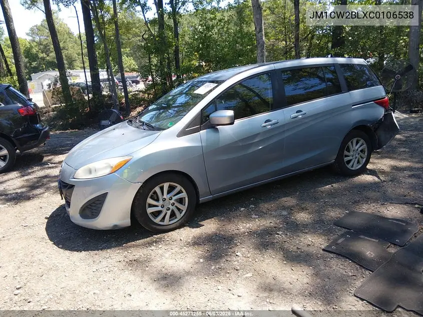 2012 Mazda Mazda5 Sport VIN: JM1CW2BLXC0106538 Lot: 45271255