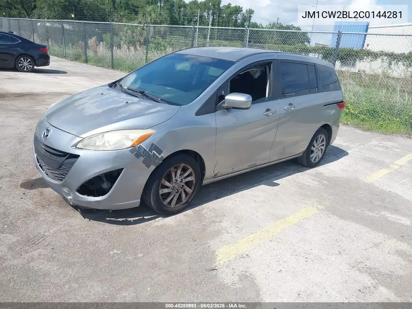 2012 Mazda Mazda5 Sport VIN: JM1CW2BL2C0144281 Lot: 45280993