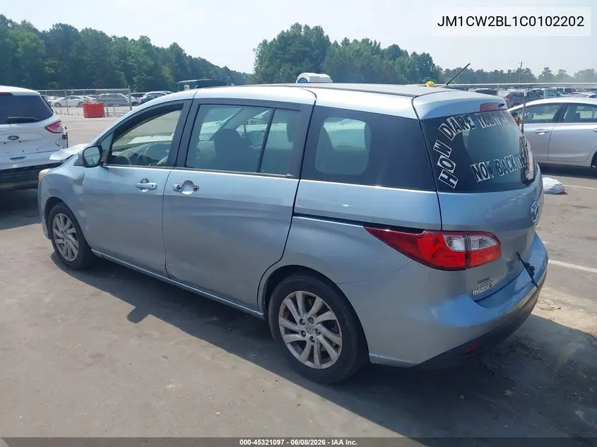 2012 Mazda Mazda5 Sport VIN: JM1CW2BL1C0102202 Lot: 45321097