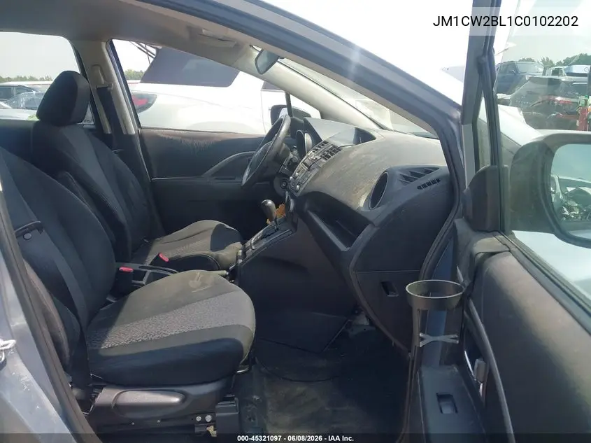 2012 Mazda Mazda5 Sport VIN: JM1CW2BL1C0102202 Lot: 45321097