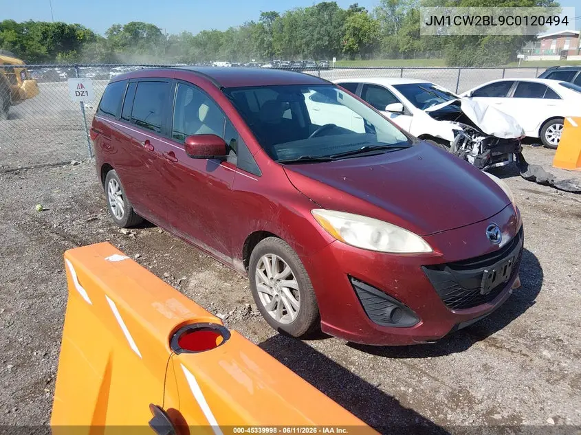 2012 Mazda Mazda5 Sport VIN: JM1CW2BL9C0120494 Lot: 45339998