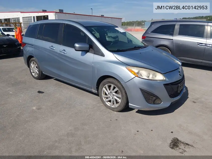 2012 Mazda Mazda5 Sport VIN: JM1CW2BL4C0142953 Lot: 45342261
