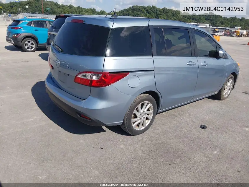 2012 Mazda Mazda5 Sport VIN: JM1CW2BL4C0142953 Lot: 45342261