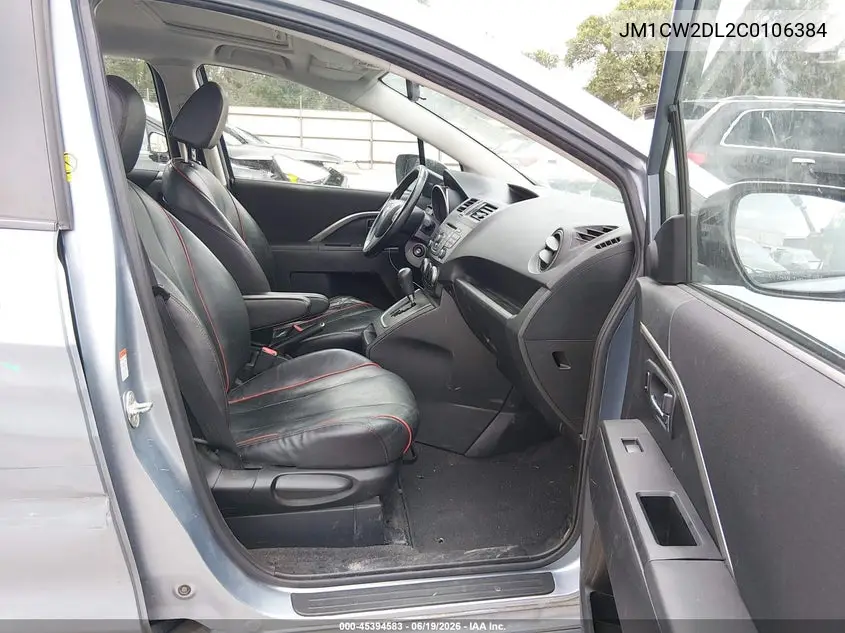 2012 Mazda Mazda5 Grand Touring VIN: JM1CW2DL2C0106384 Lot: 45394583