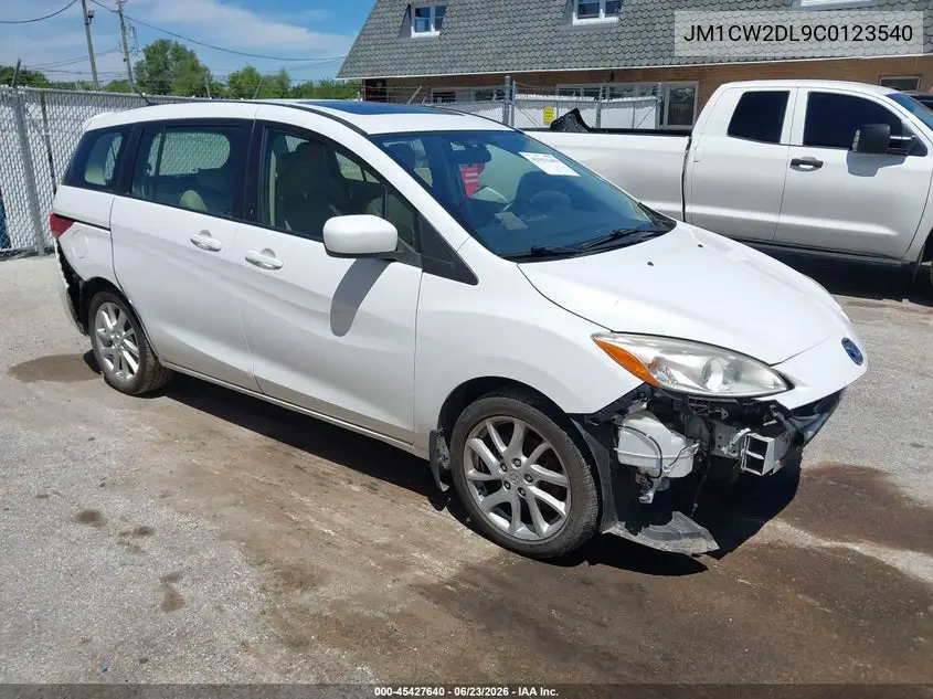 2012 Mazda Mazda5 Grand Touring VIN: JM1CW2DL9C0123540 Lot: 45427640