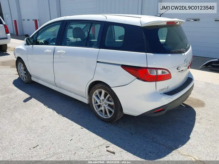 2012 Mazda Mazda5 Grand Touring VIN: JM1CW2DL9C0123540 Lot: 45427640