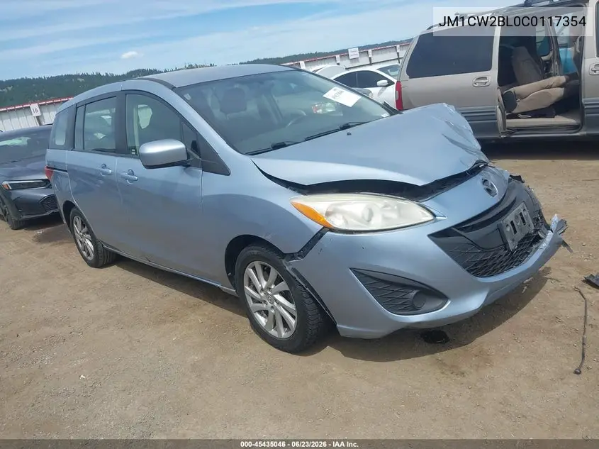 2012 Mazda Mazda5 Sport VIN: JM1CW2BL0C0117354 Lot: 45435046