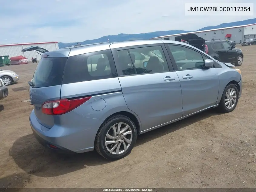 2012 Mazda Mazda5 Sport VIN: JM1CW2BL0C0117354 Lot: 45435046