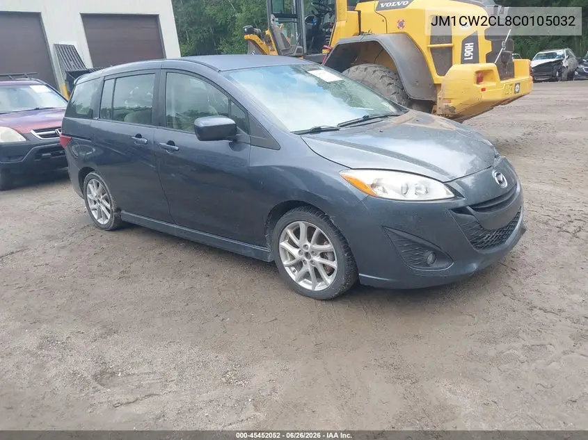2012 Mazda Mazda5 Touring VIN: JM1CW2CL8C0105032 Lot: 45452052