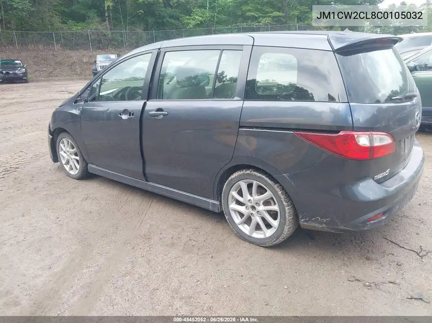 2012 Mazda Mazda5 Touring VIN: JM1CW2CL8C0105032 Lot: 45452052