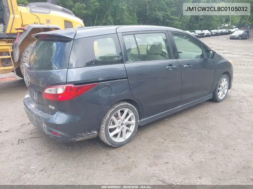 2012 Mazda Mazda5 Touring VIN: JM1CW2CL8C0105032 Lot: 45452052