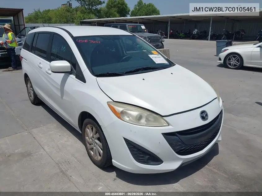 2012 Mazda Mazda5 Sport VIN: JM1CW2BL7C0105461 Lot: 45483601