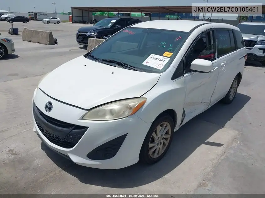 2012 Mazda Mazda5 Sport VIN: JM1CW2BL7C0105461 Lot: 45483601