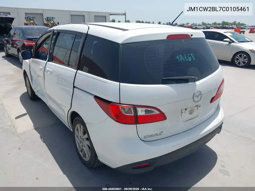 2012 Mazda Mazda5 Sport VIN: JM1CW2BL7C0105461 Lot: 45483601