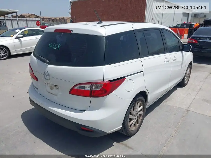 2012 Mazda Mazda5 Sport VIN: JM1CW2BL7C0105461 Lot: 45483601