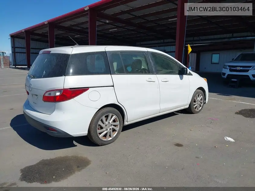 2012 Mazda Mazda5 Sport VIN: JM1CW2BL3C0103464 Lot: 45492830