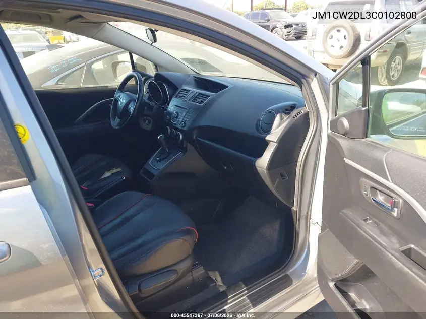 2012 Mazda Mazda5 Grand Touring VIN: JM1CW2DL3C0102800 Lot: 45547367