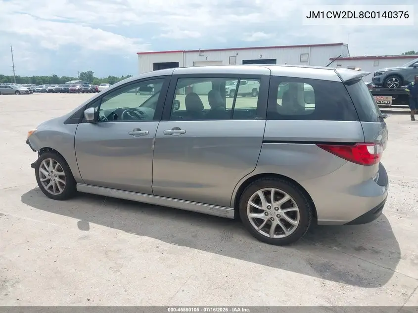 2012 Mazda Mazda5 Grand Touring VIN: JM1CW2DL8C0140376 Lot: 45580105