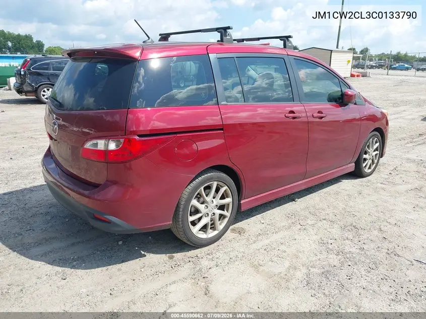 2012 Mazda Mazda5 Touring VIN: JM1CW2CL3C0133790 Lot: 45590662