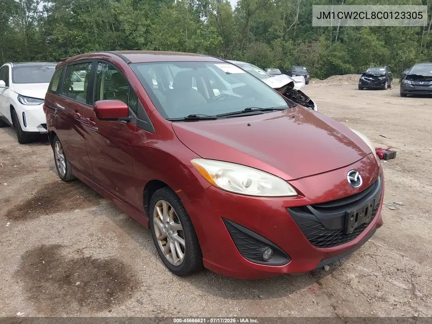 2012 Mazda Mazda5 Touring VIN: JM1CW2CL8C0123305 Lot: 45666621
