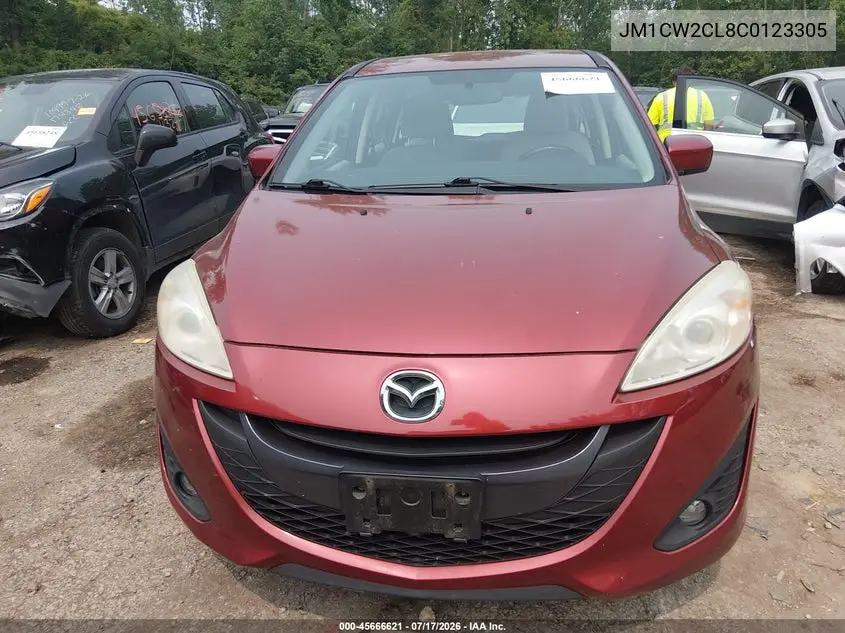 2012 Mazda Mazda5 Touring VIN: JM1CW2CL8C0123305 Lot: 45666621