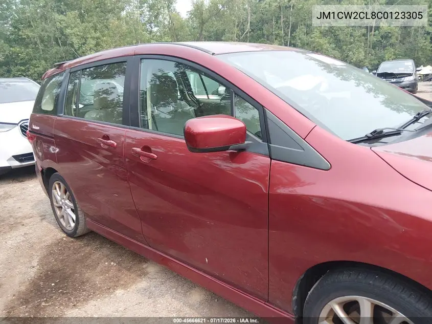 2012 Mazda Mazda5 Touring VIN: JM1CW2CL8C0123305 Lot: 45666621