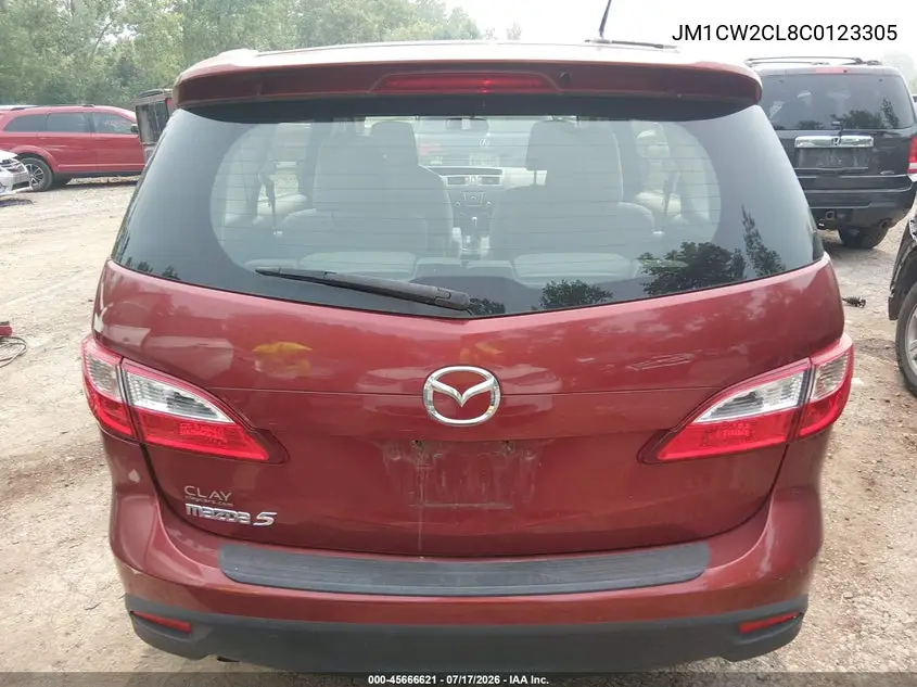 2012 Mazda Mazda5 Touring VIN: JM1CW2CL8C0123305 Lot: 45666621