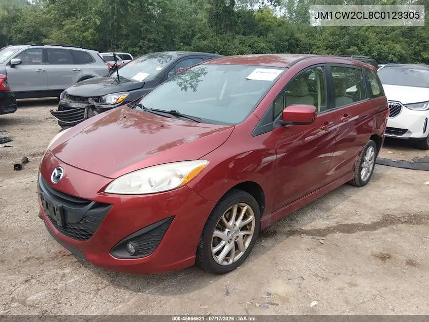 2012 Mazda Mazda5 Touring VIN: JM1CW2CL8C0123305 Lot: 45666621