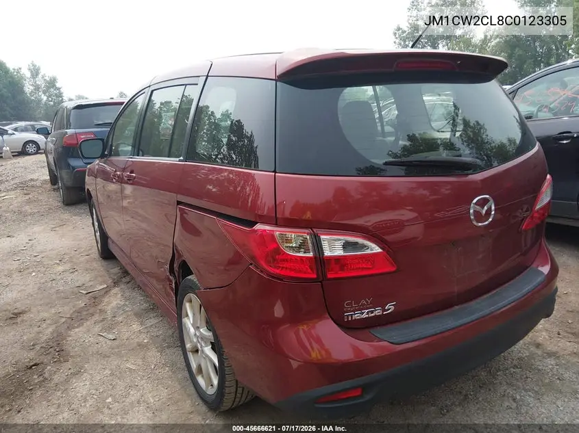 2012 Mazda Mazda5 Touring VIN: JM1CW2CL8C0123305 Lot: 45666621