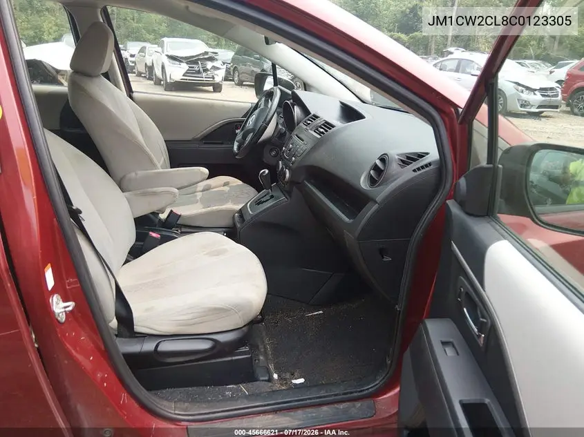 2012 Mazda Mazda5 Touring VIN: JM1CW2CL8C0123305 Lot: 45666621
