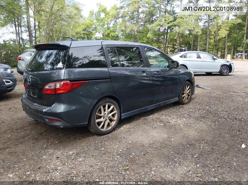 2012 Mazda Mazda5 Grand Touring VIN: JM1CW2DL2C0108989 Lot: 45680946