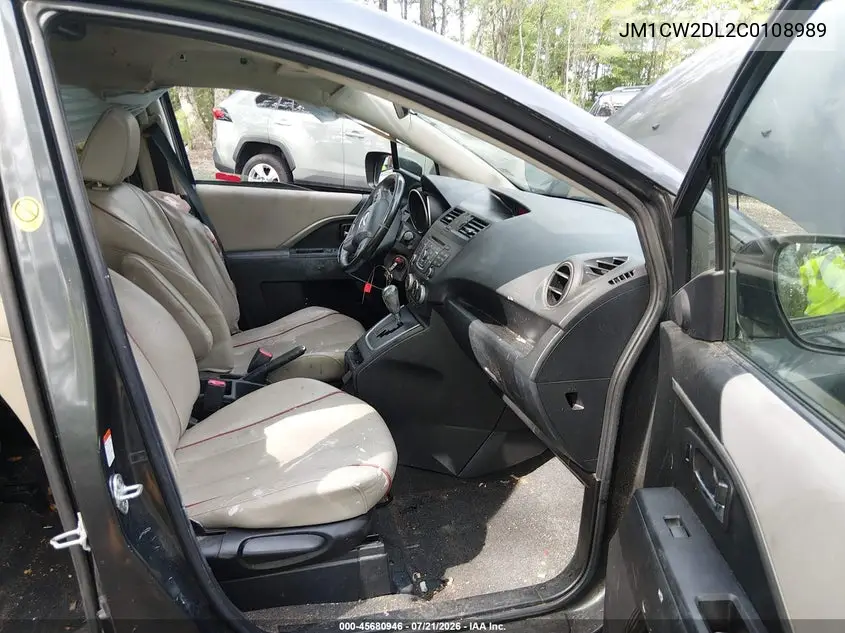 2012 Mazda Mazda5 Grand Touring VIN: JM1CW2DL2C0108989 Lot: 45680946