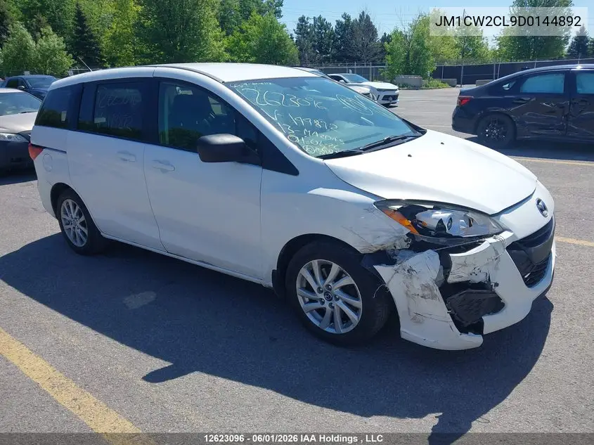 2013 Mazda 5 VIN: JM1CW2CL9D0144892 Lot: 12623096