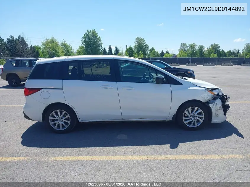 2013 Mazda 5 VIN: JM1CW2CL9D0144892 Lot: 12623096
