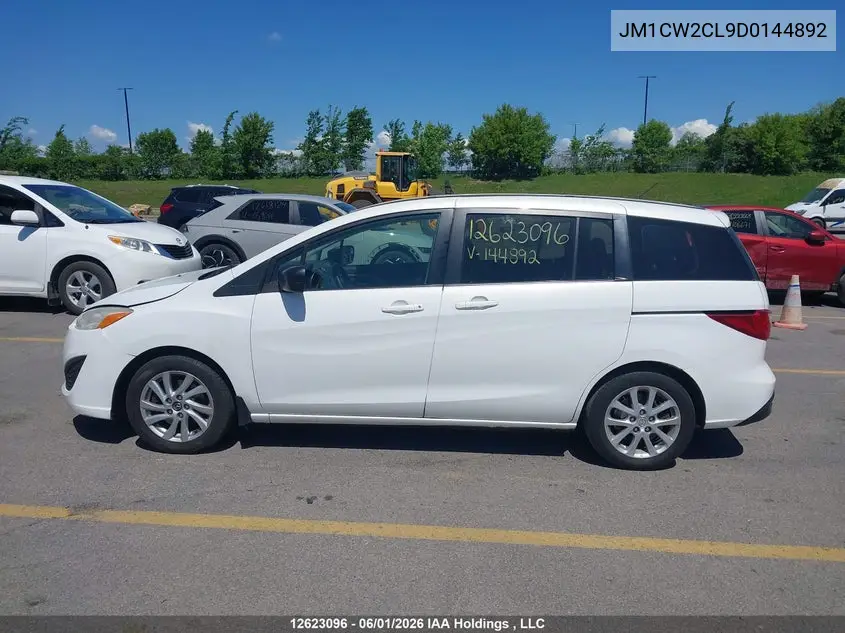 2013 Mazda 5 VIN: JM1CW2CL9D0144892 Lot: 12623096