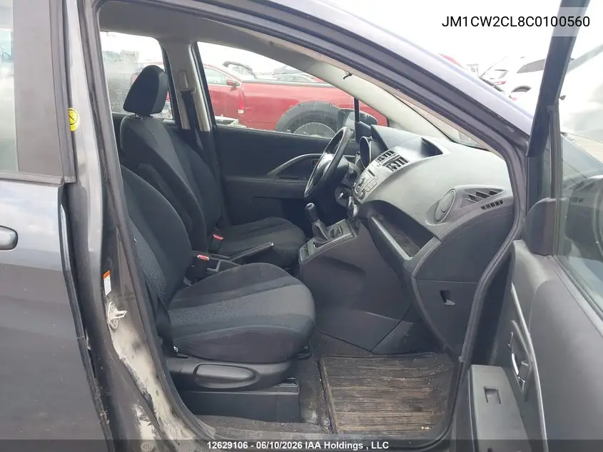 2013 Mazda Mazda5 VIN: JM1CW2CL8C0100560 Lot: 12629106