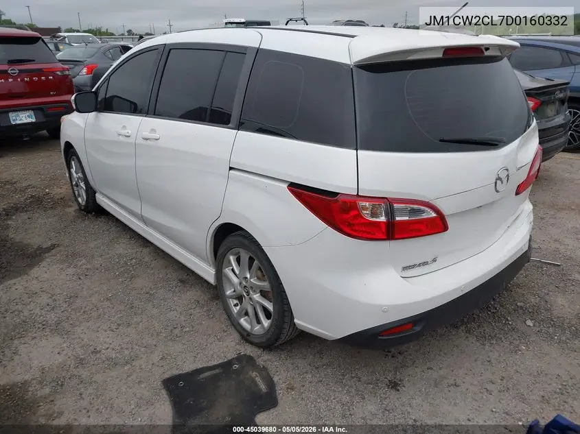 2013 Mazda Mazda5 Touring VIN: JM1CW2CL7D0160332 Lot: 45039680