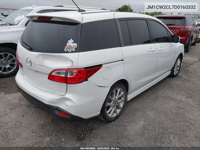 2013 Mazda Mazda5 Touring VIN: JM1CW2CL7D0160332 Lot: 45039680