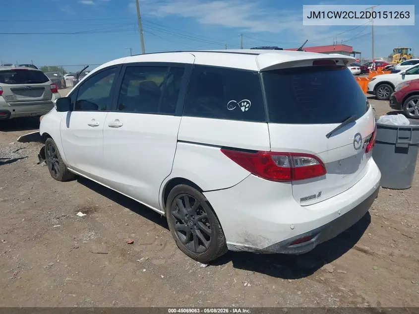 2013 Mazda Mazda5 Touring VIN: JM1CW2CL2D0151263 Lot: 45069063