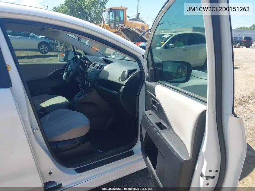 2013 Mazda Mazda5 Touring VIN: JM1CW2CL2D0151263 Lot: 45069063