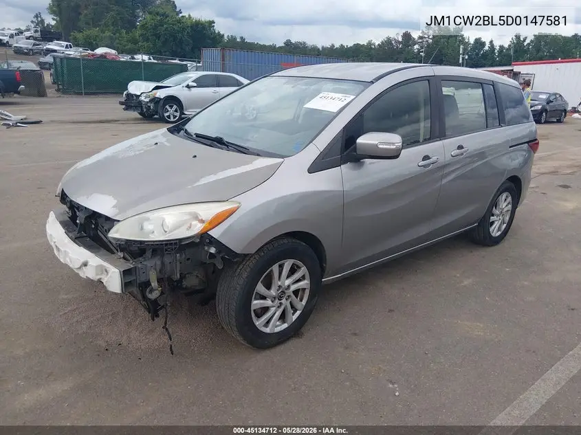 2013 Mazda Mazda5 Sport VIN: JM1CW2BL5D0147581 Lot: 45134712