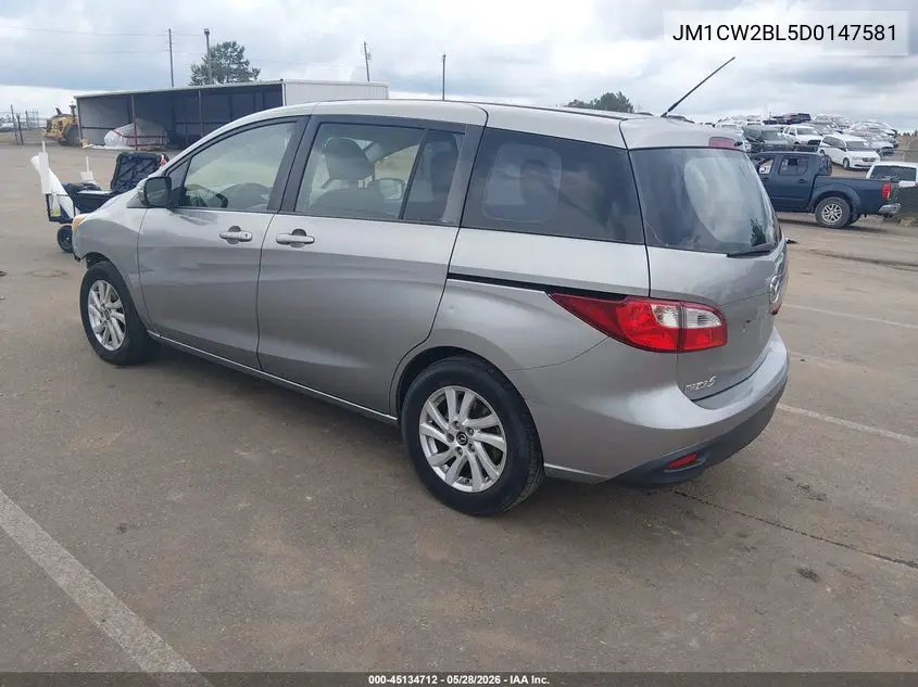 2013 Mazda Mazda5 Sport VIN: JM1CW2BL5D0147581 Lot: 45134712