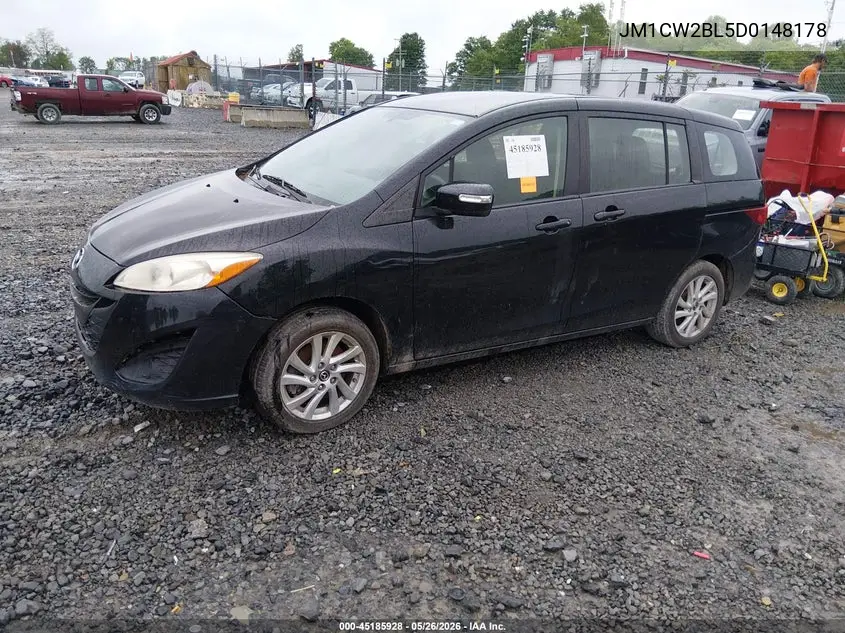 2013 Mazda Mazda5 Sport VIN: JM1CW2BL5D0148178 Lot: 45185928