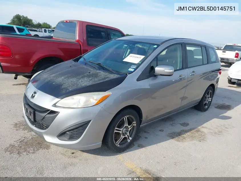2013 Mazda Mazda5 Sport VIN: JM1CW2BL5D0145751 Lot: 45201819