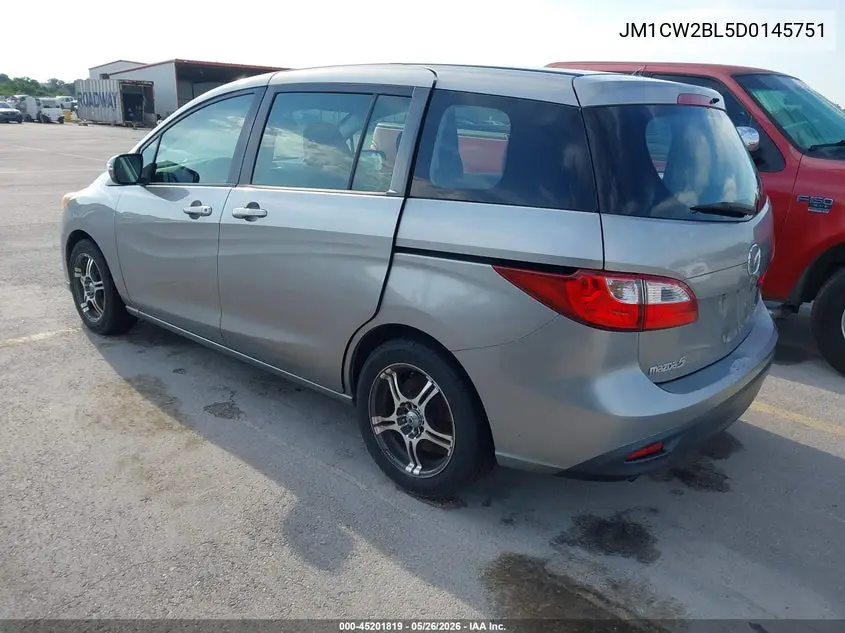 2013 Mazda Mazda5 Sport VIN: JM1CW2BL5D0145751 Lot: 45201819